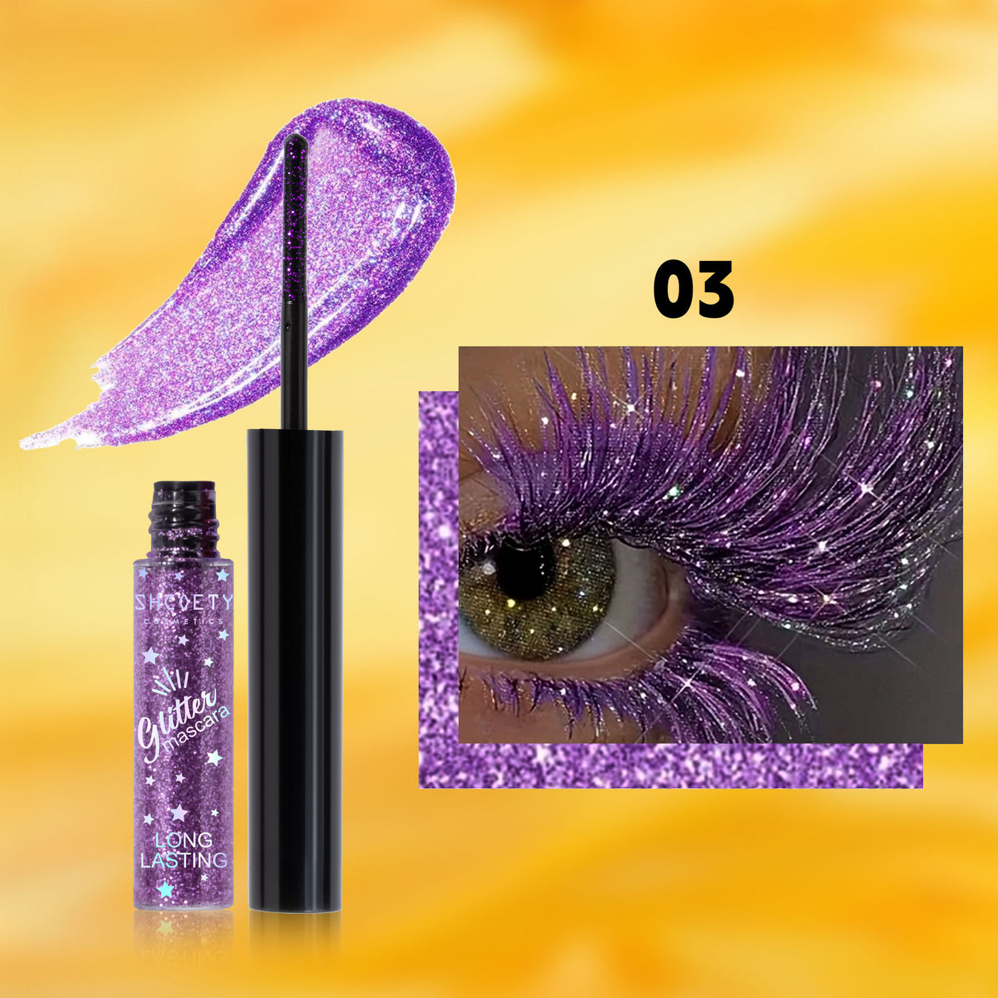 Color Mascara 5 Colors Waterproof No Smudge
