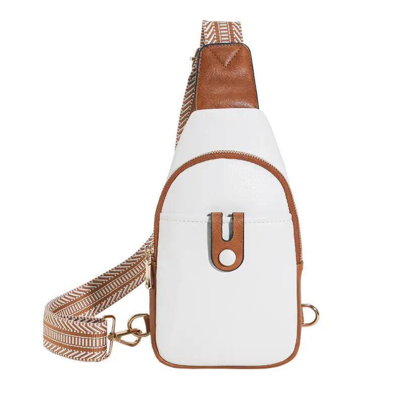 Sling Bag For Women Crossbody Fanny Packs For Women Leather Sling Chest Bag