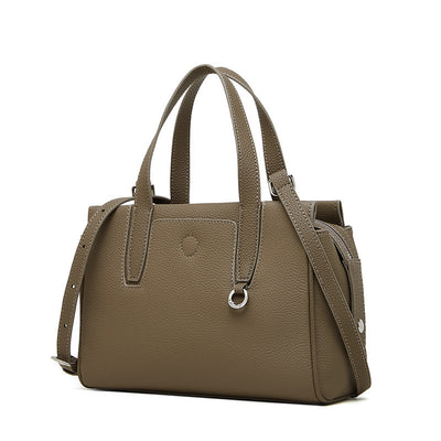 Cowhide Portable Large-capacity Crossbody Bag